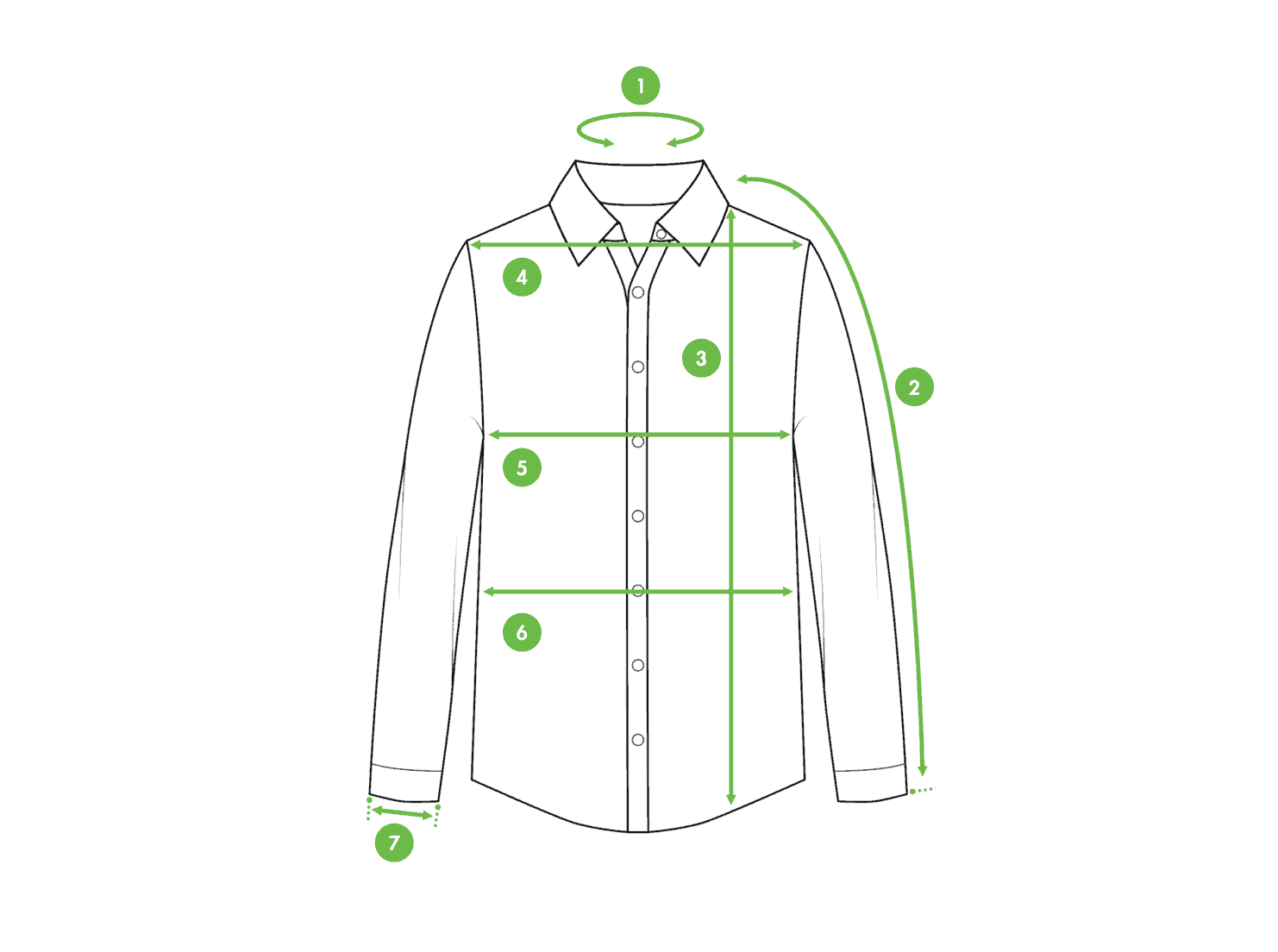 How to Measure a Dress Shirt - kiwisizing.com